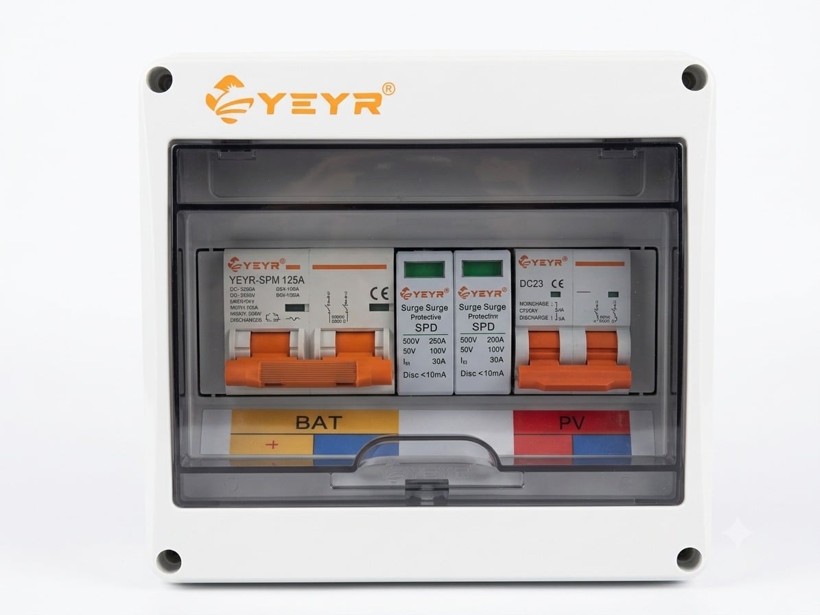 Coffret de Protection DC Solaire YEYR pour Batterie et Panneaux - Akwa Marketplace
