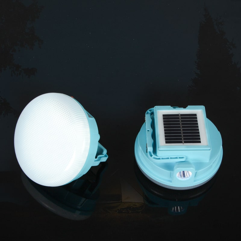 Projecteur de Chantier Solaire LED Portable 2400 lm - Multicolore CCT & Powerbank - Akwa Marketplace