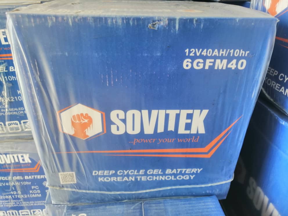 SOVITEK Batterie GEL 12V 40Ah