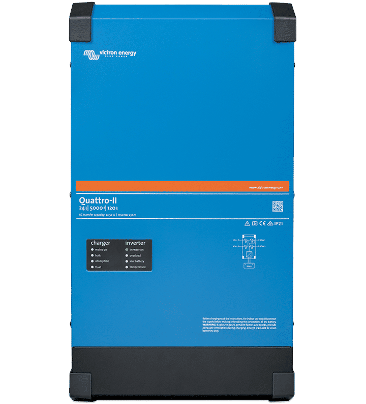 Convertisseur Victron Energy Quattro-II 48V/5000VA/70AMP - Akwa Marketplace